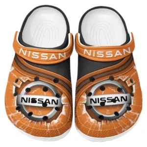 Nissan Crocs Clogs Men Women, Gift For Nissan Fan CAR188032025134 - Orange