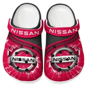 Nissan Crocs Clogs Men Women, Gift For Nissan Fan CAR188032025134 - Red