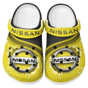 Nissan Crocs Clogs Men Women, Gift For Nissan Fan CAR188032025134 - Yellow