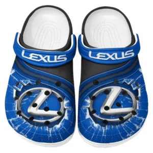 Lexus Crocs Clogs Men Women, Gift For Lexus Fan CAR188032025135 - Blue