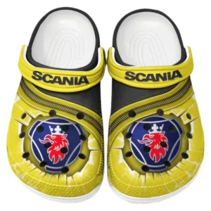 Scania Crocs Clogs Men Women, Gift For Scania Fan CAR188032025136 - Yellow
