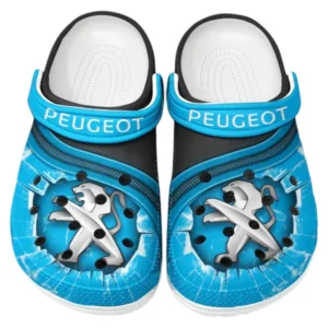Peugeot Crocs Clogs Men Women, Gift For Peugeot Fan CAR188032025137 - Blue