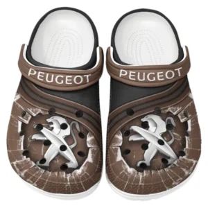 Peugeot Crocs Clogs Men Women, Gift For Peugeot Fan CAR188032025137 - Brown
