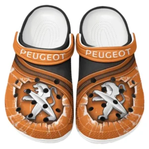 Peugeot Crocs Clogs Men Women, Gift For Peugeot Fan CAR188032025137 - Orange