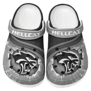 Hellcat Crocs Clogs Men Women, Gift For Hellcat Fan CAR188032025141 - Gray