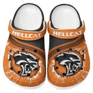 Hellcat Crocs Clogs Men Women, Gift For Hellcat Fan CAR188032025141 - Orange