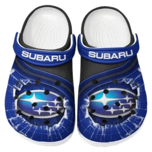 Subaru Crocs Clogs Men Women, Gift For Subaru Fan CAR188032025142 - Blue