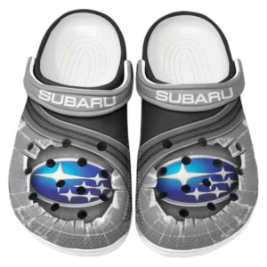 Subaru Crocs Clogs Men Women, Gift For Subaru Fan CAR188032025142 - Gray