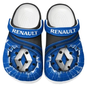 Renault Crocs Clogs Men Women, Gift For Renault Fan CAR188032025143 - Blue