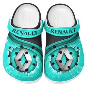 Renault Crocs Clogs Men Women, Gift For Renault Fan CAR188032025143 - Cyan