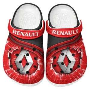 Renault Crocs Clogs Men Women, Gift For Renault Fan CAR188032025143 - Red