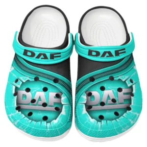 DAF Crocs Clogs Men Women, Gift For DAF Fan CAR188032025144 - Cyan