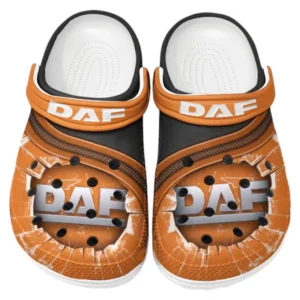 DAF Crocs Clogs Men Women, Gift For DAF Fan CAR188032025144 - Orange