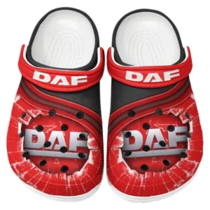 DAF Crocs Clogs Men Women, Gift For DAF Fan CAR188032025144 - Red