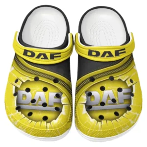 DAF Crocs Clogs Men Women, Gift For DAF Fan CAR188032025144 - Yellow