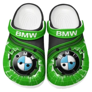 BMW Crocs Clogs Men Women, Gift For BMW Fan CAR188032025145 - Green