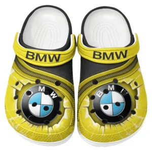 BMW Crocs Clogs Men Women, Gift For BMW Fan CAR188032025145 - Yellow