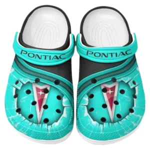 Pontiac Crocs Clogs Men Women, Gift For Pontiac Fan CAR188032025147 - Cyan