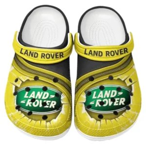 Land Rover Crocs Clogs Men Women, Gift For Land Rover Fan CAR188032025148 - Yellow