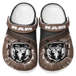 Ram truck Crocs Clogs Men Women, Gift For Ram truck Fan CAR188032025160 - Brown