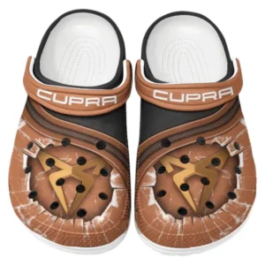Cupra Crocs Clogs Men Women, Gift For Cupra Fan CAR188032025162 - Brown