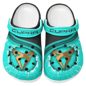 Cupra Crocs Clogs Men Women, Gift For Cupra Fan CAR188032025162 - Cyan