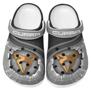 Cupra Crocs Clogs Men Women, Gift For Cupra Fan CAR188032025162 - Gray