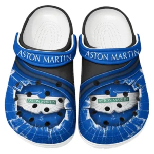 Aston Martin Crocs Clogs Men Women, Gift For Aston Martin Fan CAR188032025163 - Blue
