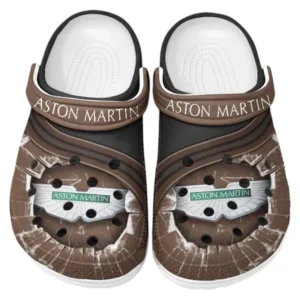 Aston Martin Crocs Clogs Men Women, Gift For Aston Martin Fan CAR188032025163 - Brown