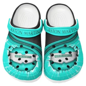 Aston Martin Crocs Clogs Men Women, Gift For Aston Martin Fan CAR188032025163 - Cyan