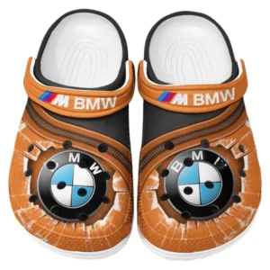 BMW M Crocs Clogs Men Women, Gift For BMW M Fan CAR188032025164 - Orange