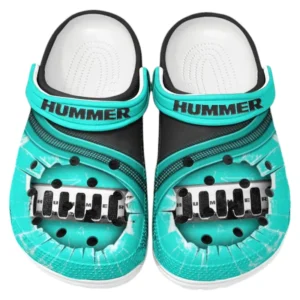 Hummer Crocs Clogs Men Women, Gift For Hummer Fan CAR188032025166 - Cyan