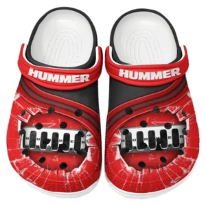Hummer Crocs Clogs Men Women, Gift For Hummer Fan CAR188032025166 - Red
