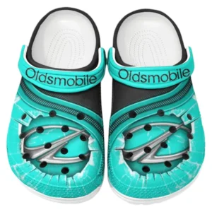 Oldsmobile Crocs Clogs Men Women, Gift For Oldsmobile Fan CAR188032025170 - Cyan