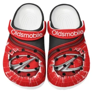 Oldsmobile Crocs Clogs Men Women, Gift For Oldsmobile Fan CAR188032025170 - Red