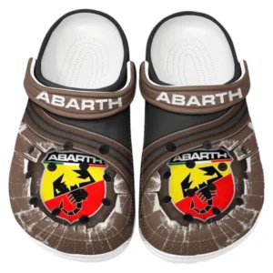 Abarth Crocs Clogs Men Women, Gift For Abarth Fan CAR188032025171 - Brown