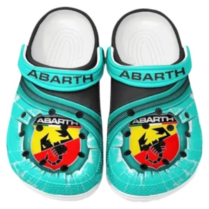 Abarth Crocs Clogs Men Women, Gift For Abarth Fan CAR188032025171 - Cyan