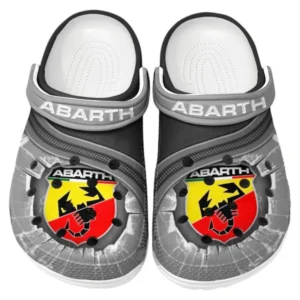 Abarth Crocs Clogs Men Women, Gift For Abarth Fan CAR188032025171 - Gray