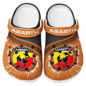 Abarth Crocs Clogs Men Women, Gift For Abarth Fan CAR188032025171 - Orange