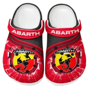Abarth Crocs Clogs Men Women, Gift For Abarth Fan CAR188032025171 - Red