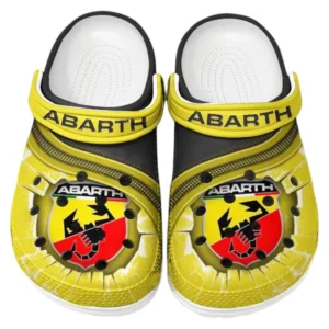 Abarth Crocs Clogs Men Women, Gift For Abarth Fan CAR188032025171 - Yellow