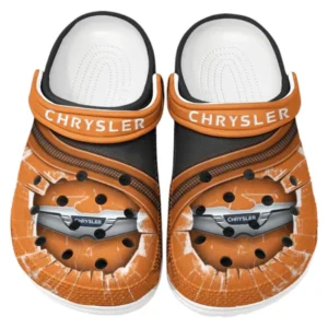 Chrysler Crocs Clogs Men Women, Gift For Chrysler Fan CAR188032025174 - Orange