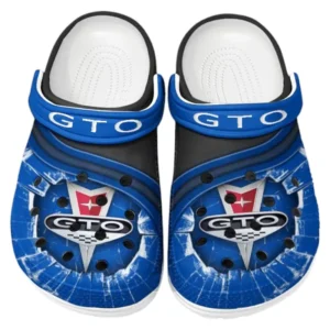Pontiac GTO Crocs Clogs Men Women, Gift For Pontiac GTO Fan CAR188032025176 - Blue