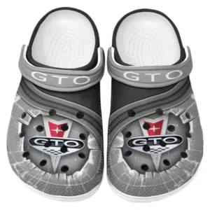 Pontiac GTO Crocs Clogs Men Women, Gift For Pontiac GTO Fan CAR188032025176 - Gray