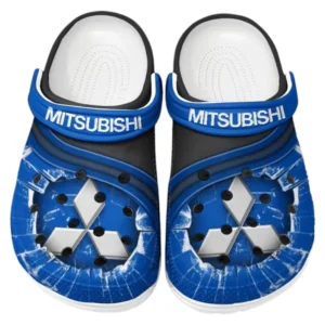 Mitsubishi Crocs Clogs Men Women, Gift For Mitsubishi Fan CAR188032025177 - Blue