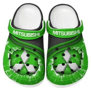 Mitsubishi Crocs Clogs Men Women, Gift For Mitsubishi Fan CAR188032025177 - Green
