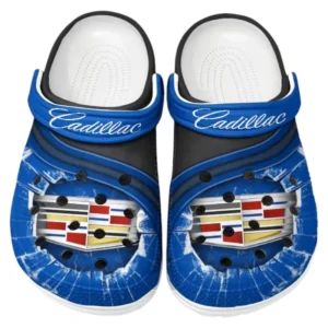 Cadillac Crocs Clogs Men Women, Gift For Cadillac Fan CAR188032025180 - Blue