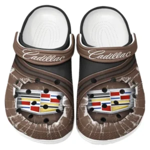 Cadillac Crocs Clogs Men Women, Gift For Cadillac Fan CAR188032025180 - Brown