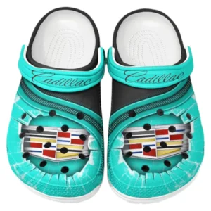 Cadillac Crocs Clogs Men Women, Gift For Cadillac Fan CAR188032025180 - Cyan
