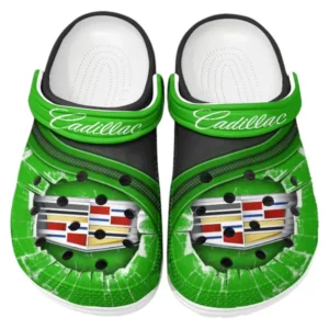 Cadillac Crocs Clogs Men Women, Gift For Cadillac Fan CAR188032025180 - Green